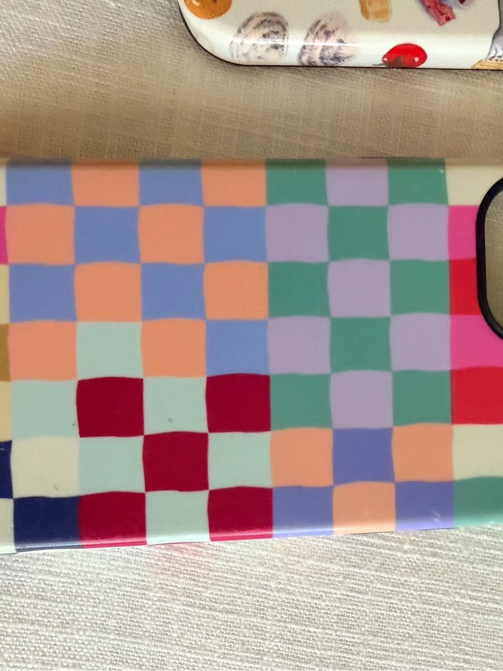 Bundle of 2 iPhone 15 Hybrid Hard Shell Cases, Bon Appetit Amalfi Coast and Rain